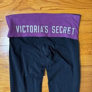 Vintage 2000s/2010s y2k victoria's secret foldover leggings size small (long)